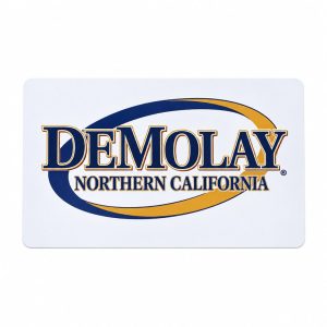Hotel Key Card – DeMolay Northern California, White