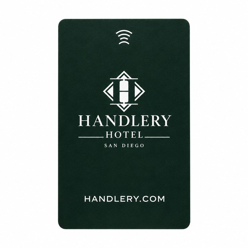 Hotel Key Card – Handlery Hotel San Diego, Dark Green