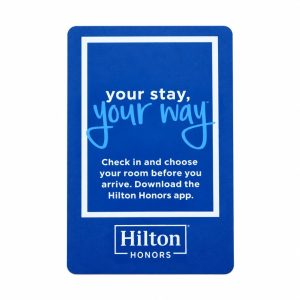 Hotel Key Card – Hilton Honors, Blue