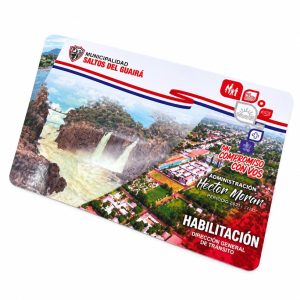 Custom Municipal Card – Salto del Guaira Transit & Citizen Card