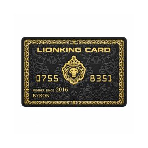 Craft Sample Card – Black Gold Lionking