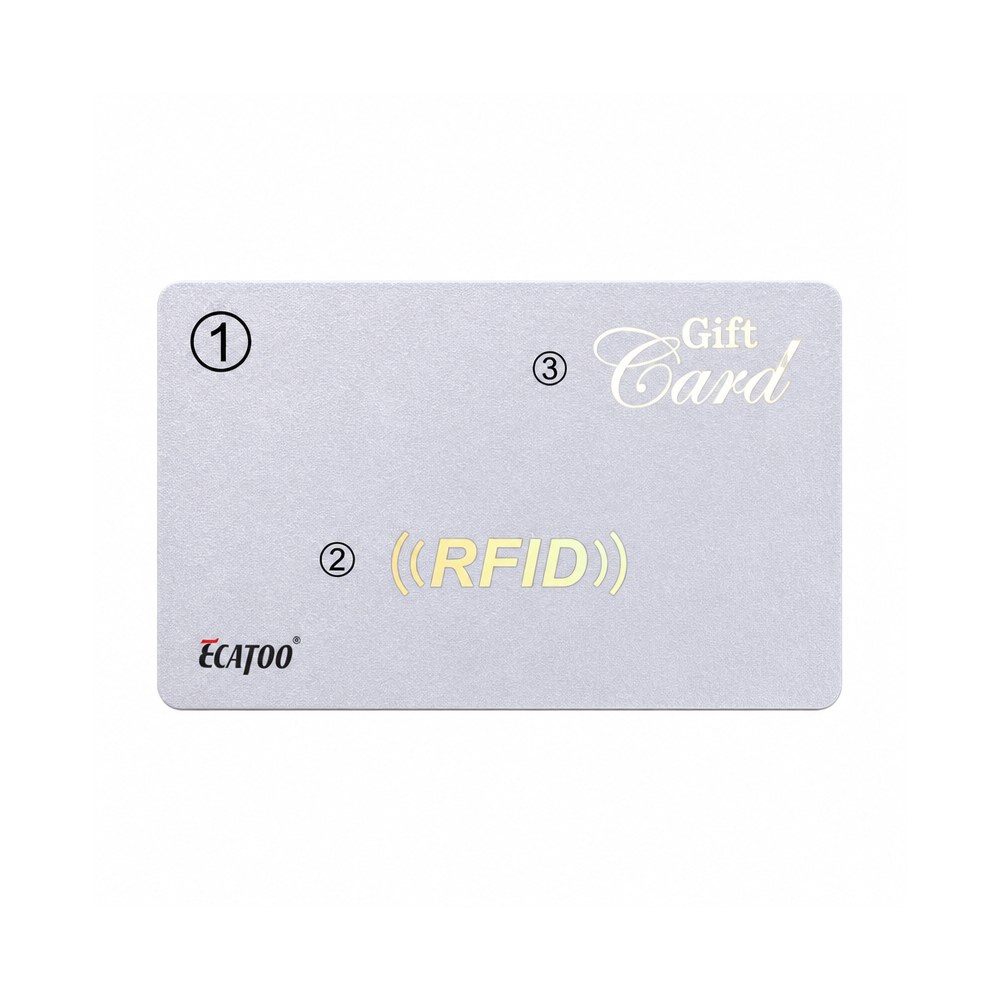 Craft Sample Card – Silver Foil