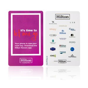 Hotel Key Card – Hilton, Relax Pink