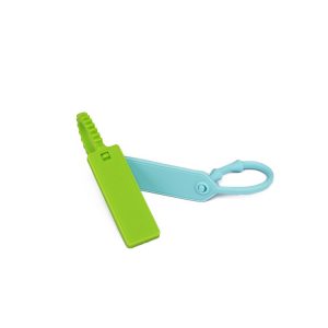 Reusable silicone laundry cable tie tag front