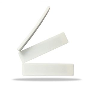 Silicone laundry tag for industrial washing front