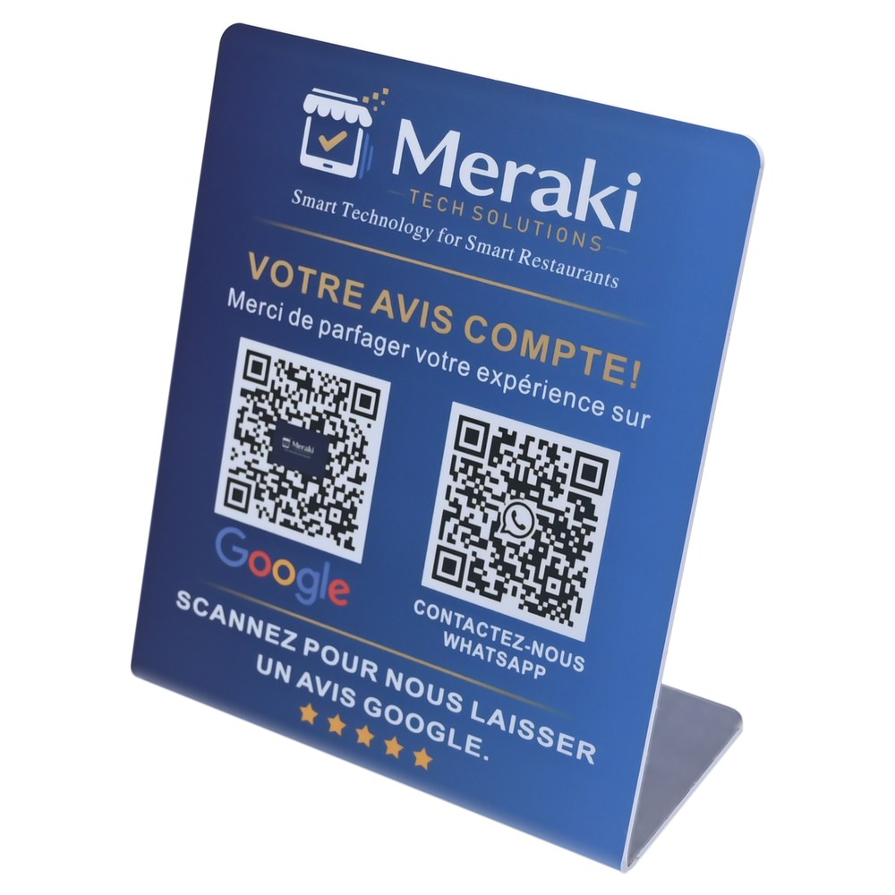NFC Review Stand – Meraki, Blue