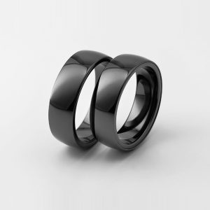 Black Full Ceramic NFC Ring – IP68 Smart Ring