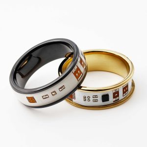 Cyber Circuit NFC Ring – Semi-Ceramic Smart Ring
