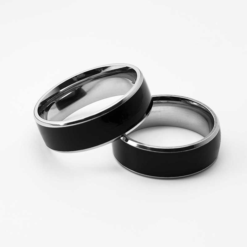 Stainless Steel NFC Ring – Entry Smart Ring