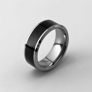 Tungsten Steel NFC Ring – Premium Weight Smart Ring