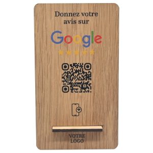Wooden NFC Phone Stand – French Google