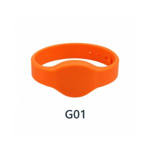 Silicone RFID Wristband – G01, Orange