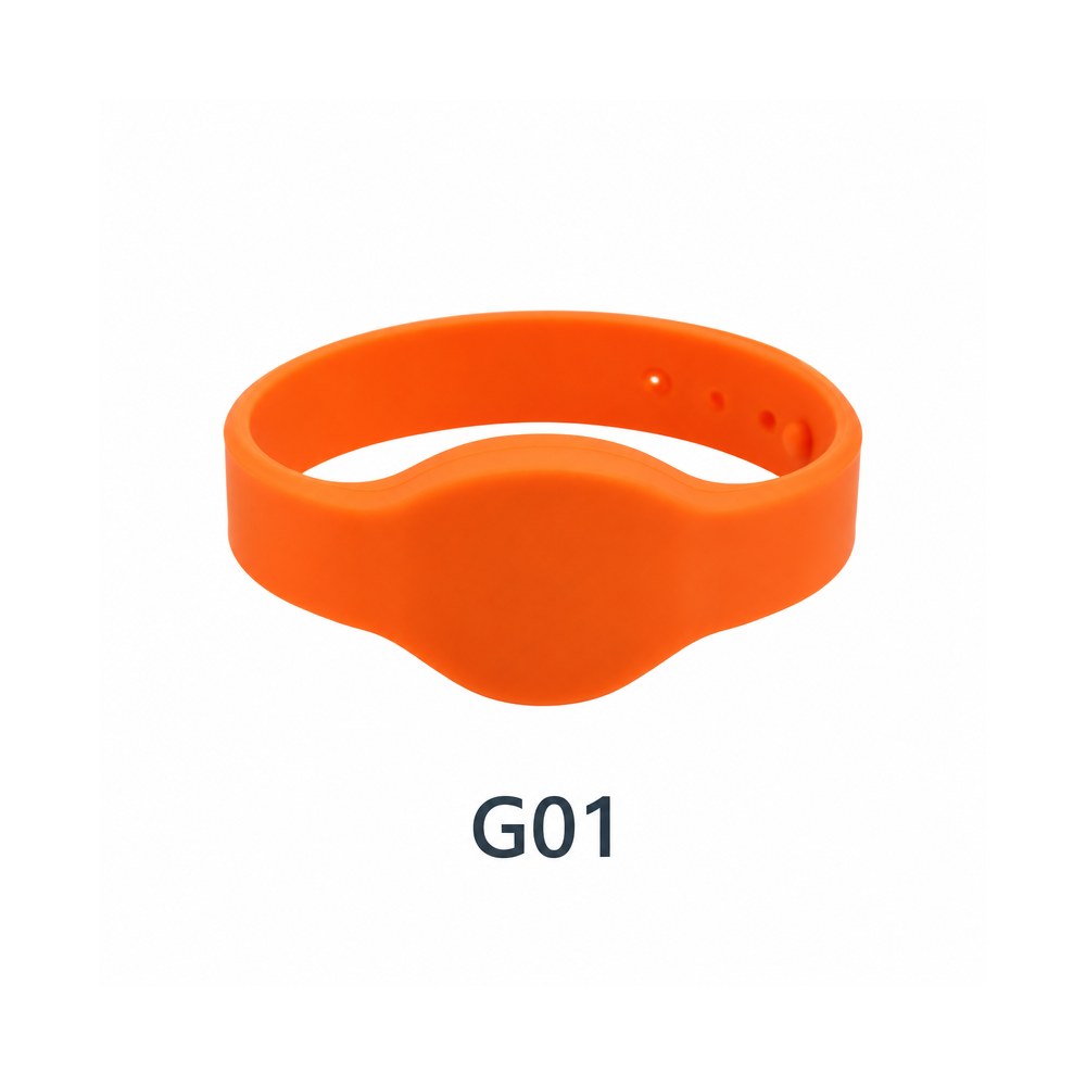 Silicone RFID Wristband – G01, Orange