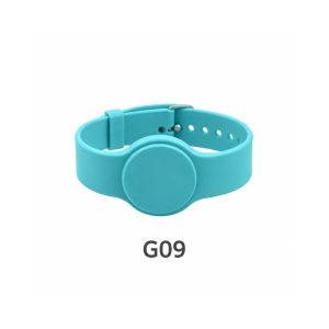 Silicone RFID Wristband – G09, Aqua