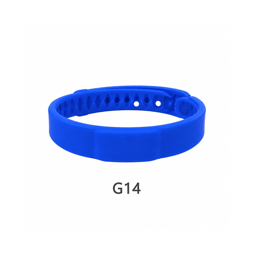 Silicone RFID Wristband – G14, Blue