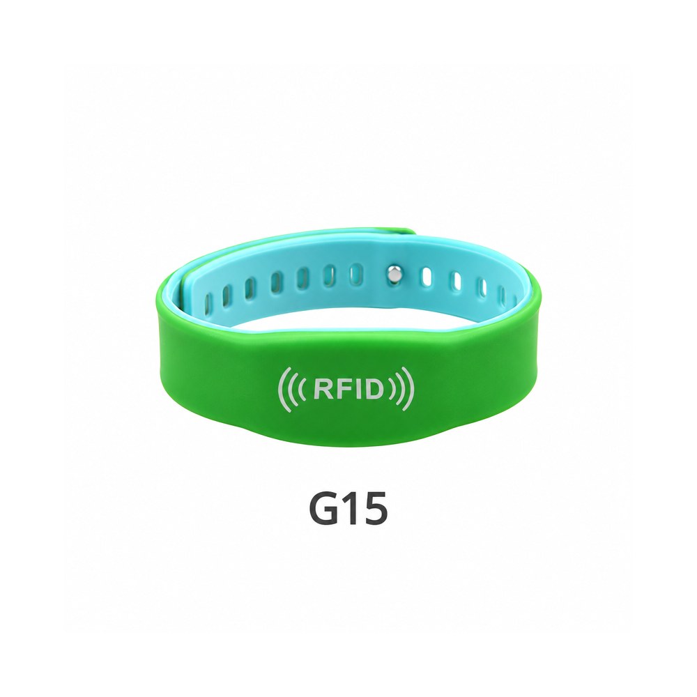 Silicone RFID Wristband – G15, Mint
